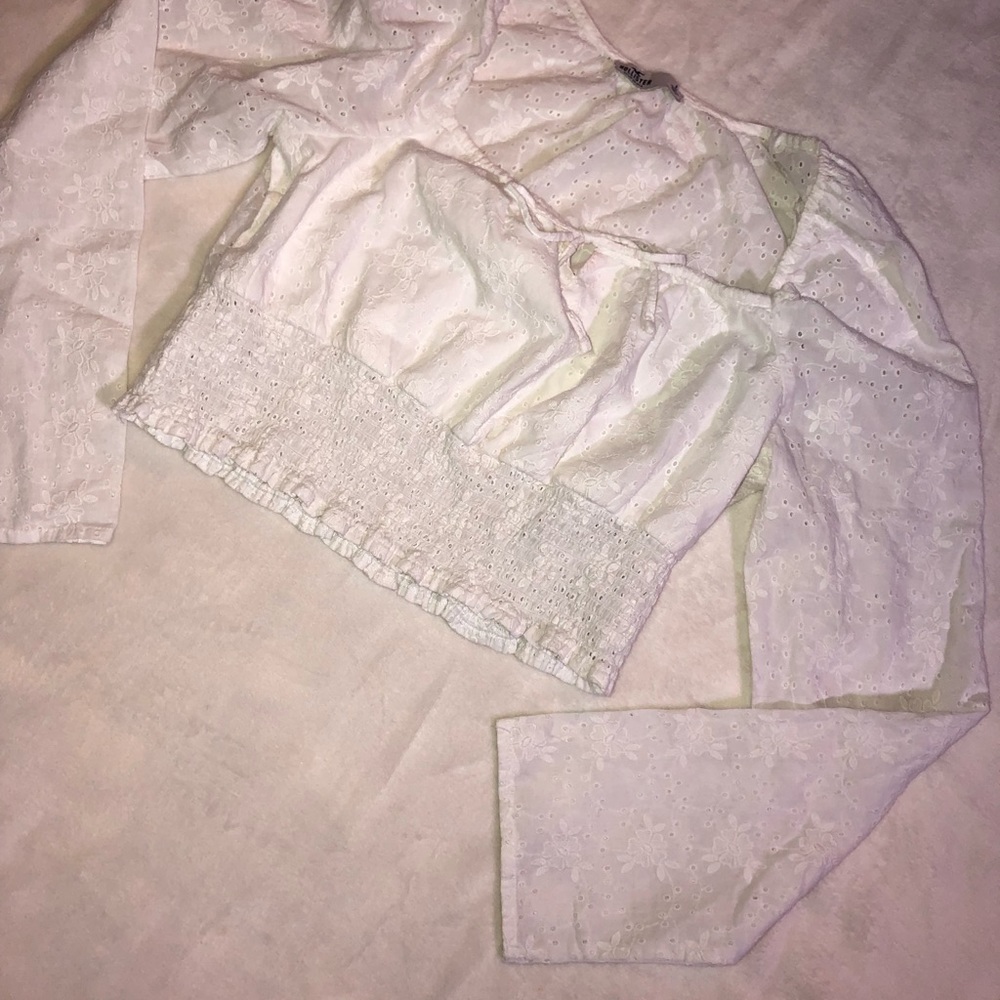 Hollister White Women’s Crop Top